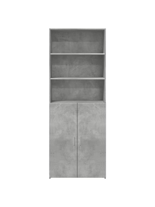 Skříň highboard betonově šedá 70x42,5x185 cm kompozitní dřevo