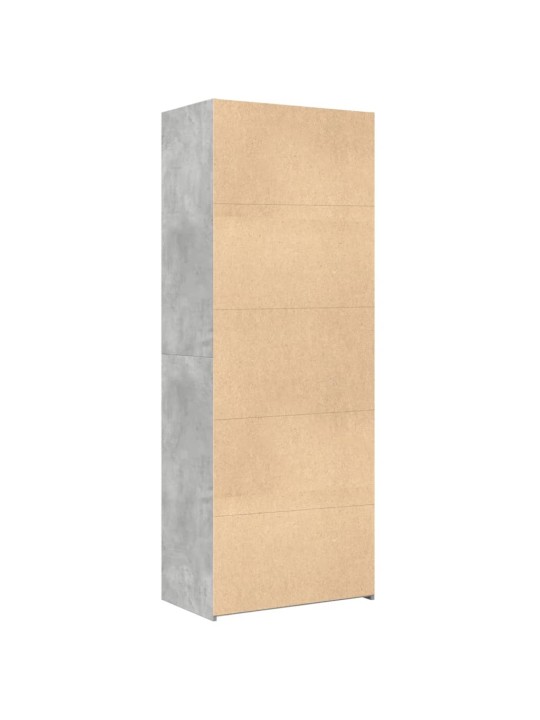 Skříň highboard betonově šedá 70x42,5x185 cm kompozitní dřevo