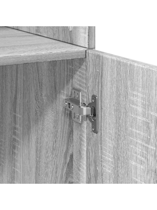 Skříň highboard šedá sonoma 70 x 42,5 x 185 cm kompozitní dřevo