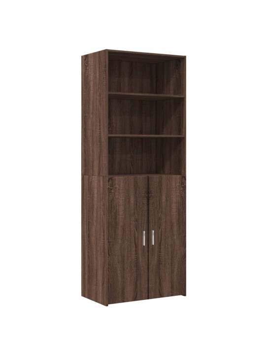 Skříň highboard hnědý dub 70 x 42,5 x 185 cm kompozitní dřevo