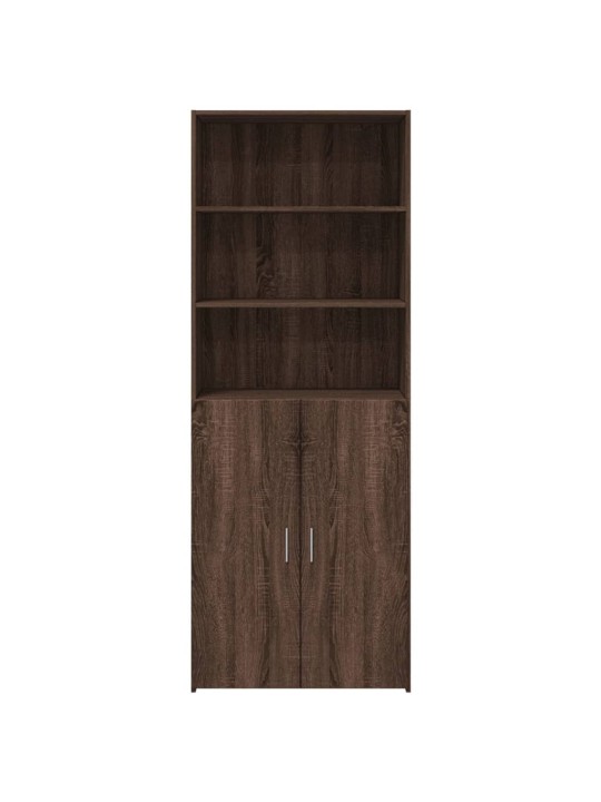 Skříň highboard hnědý dub 70 x 42,5 x 185 cm kompozitní dřevo