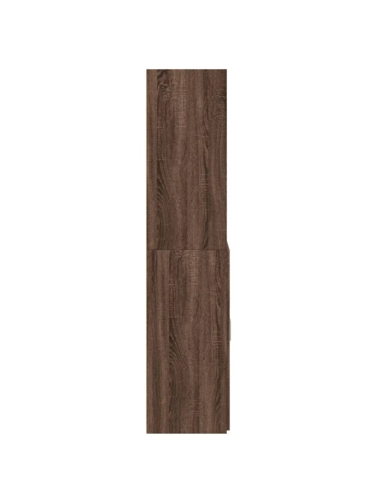 Skříň highboard hnědý dub 70 x 42,5 x 185 cm kompozitní dřevo
