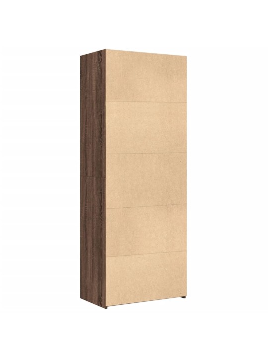 Skříň highboard hnědý dub 70 x 42,5 x 185 cm kompozitní dřevo