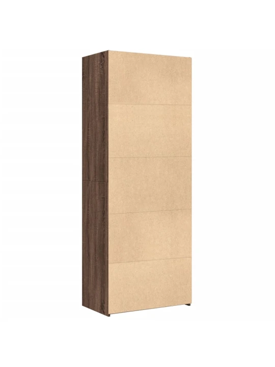 Skříň highboard hnědý dub 70 x 42,5 x 185 cm kompozitní dřevo