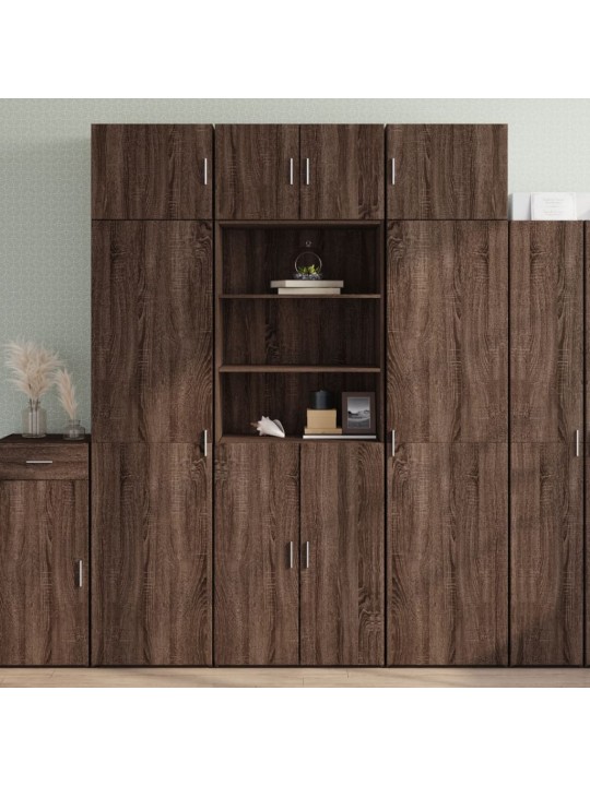 Skříň highboard hnědý dub 70 x 42,5 x 185 cm kompozitní dřevo