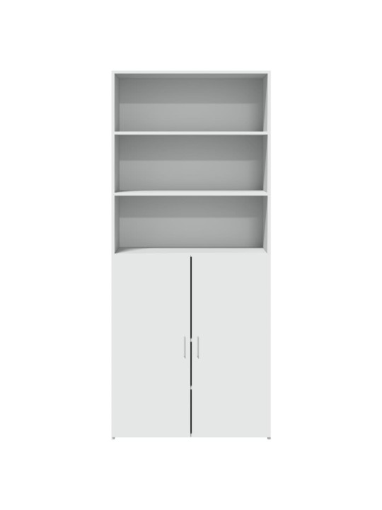 Skříň highboard bílá 80 x 42,5 x 185 cm kompozitní dřevo