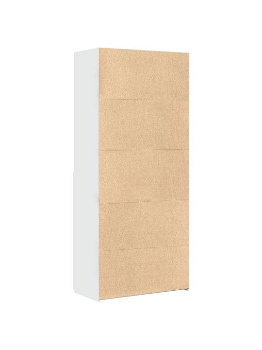 Skříň highboard bílá 80 x 42,5 x 185 cm kompozitní dřevo