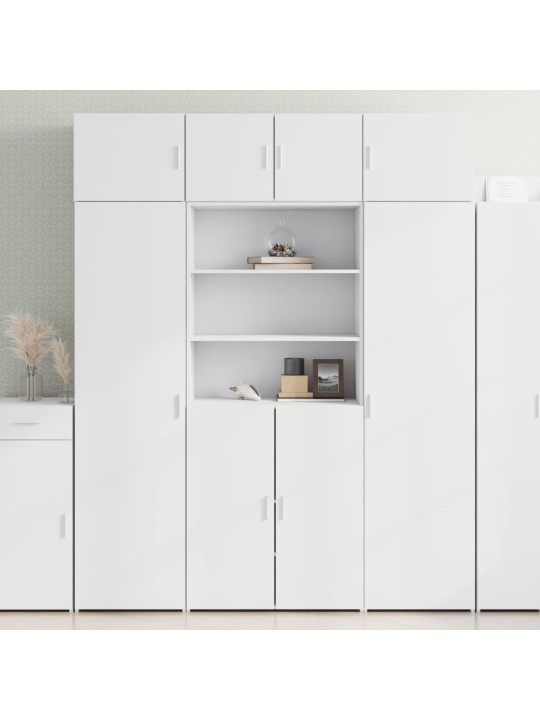 Skříň highboard bílá 80 x 42,5 x 185 cm kompozitní dřevo