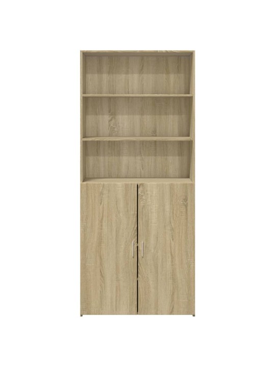 Skříň highboard dub sonoma 80 x 42,5 x 185 cm kompozitní dřevo