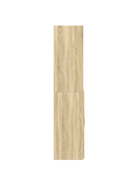 Skříň highboard dub sonoma 80 x 42,5 x 185 cm kompozitní dřevo
