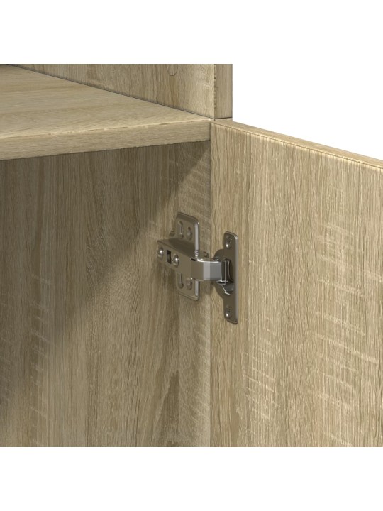 Skříň highboard dub sonoma 80 x 42,5 x 185 cm kompozitní dřevo