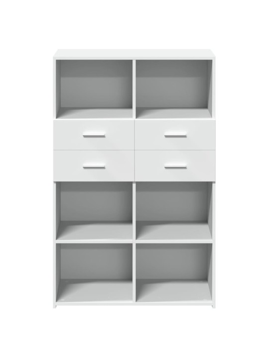Skříň highboard bílá 80 x 42,5 x 124 cm kompozitní dřevo