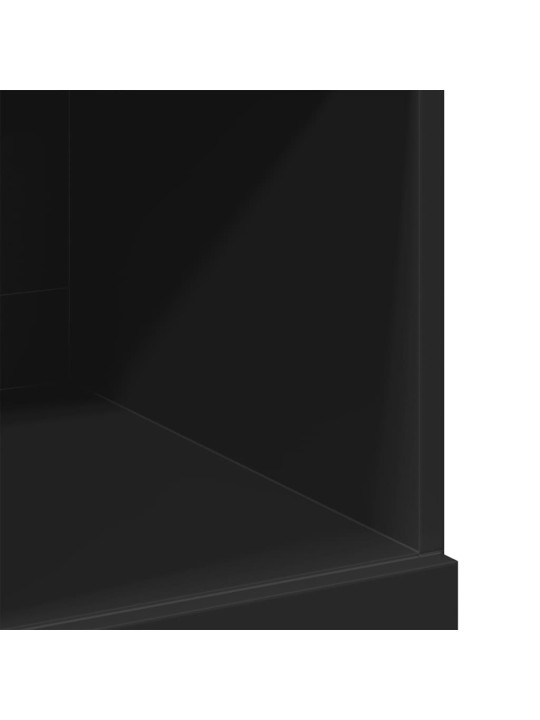 Skříň highboard černá 80 x 42,5 x 124 cm kompozitní dřevo