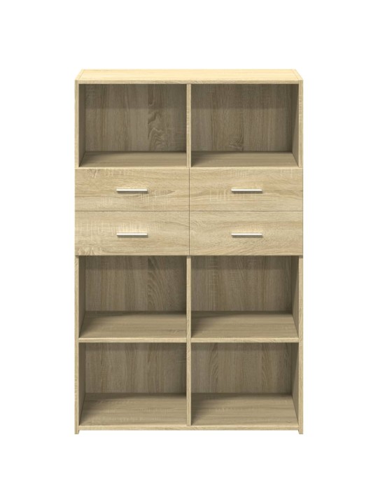 Skříň highboard dub sonoma 80 x 42,5 x 124 cm kompozitní dřevo
