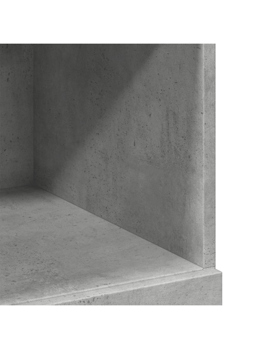 Skříň highboard betonově šedá 80x42,5x124 cm kompozitní dřevo