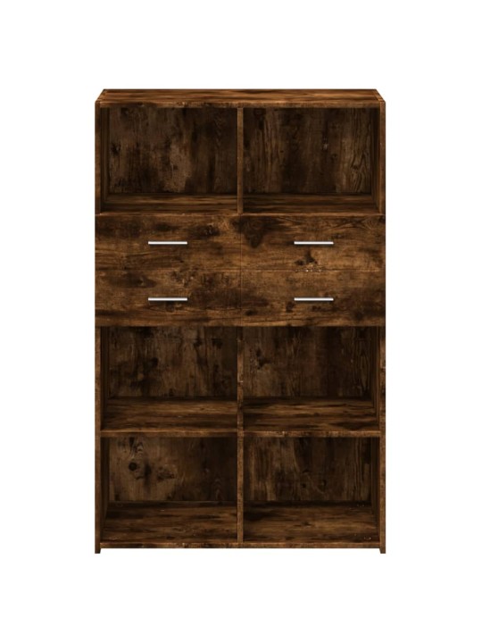 Skříň highboard kouřový dub 80 x 42,5 x 124 cm kompozitní dřevo