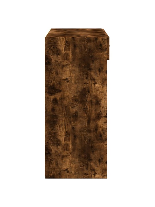 Skříň highboard kouřový dub 80 x 42,5 x 124 cm kompozitní dřevo
