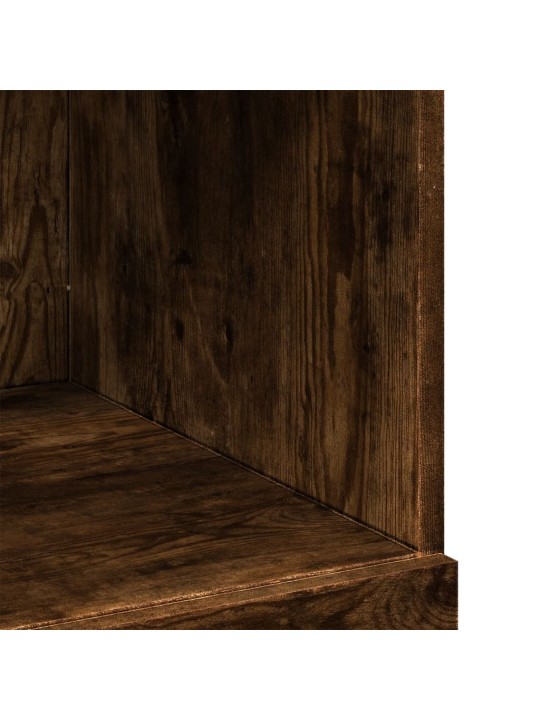 Skříň highboard kouřový dub 80 x 42,5 x 124 cm kompozitní dřevo