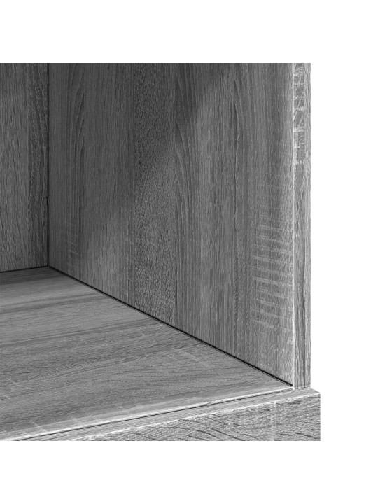 Skříň highboard šedá sonoma 80 x 42,5 x 124 cm kompozitní dřevo