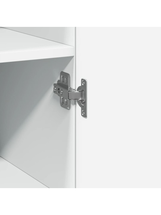 Skříň highboard bílá 30 x 42,5 x 185 cm kompozitní dřevo