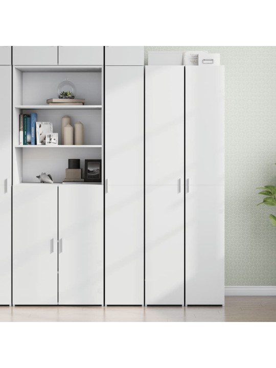 Skříň highboard bílá 30 x 42,5 x 185 cm kompozitní dřevo