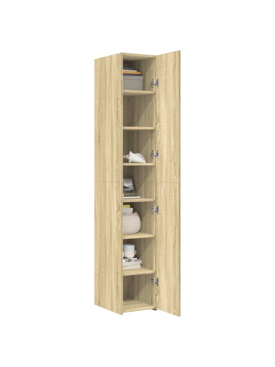 Skříň highboard dub sonoma 30 x 42,5 x 185 cm kompozitní dřevo