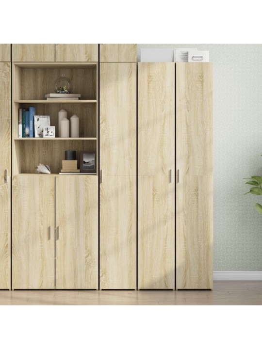 Skříň highboard dub sonoma 30 x 42,5 x 185 cm kompozitní dřevo