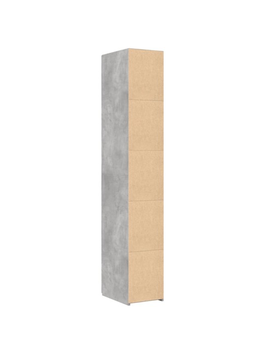 Skříň highboard betonově šedá 30x42,5x185 cm kompozitní dřevo
