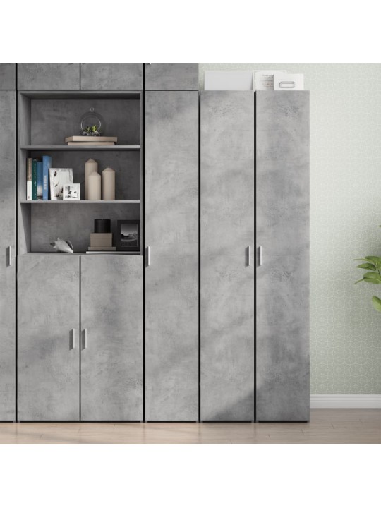 Skříň highboard betonově šedá 30x42,5x185 cm kompozitní dřevo