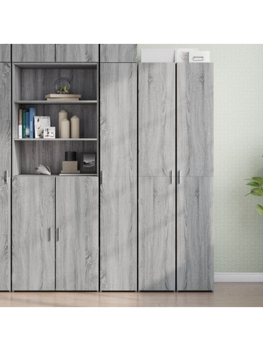 Skříň highboard šedá sonoma 30 x 42,5 x 185 cm kompozitní dřevo