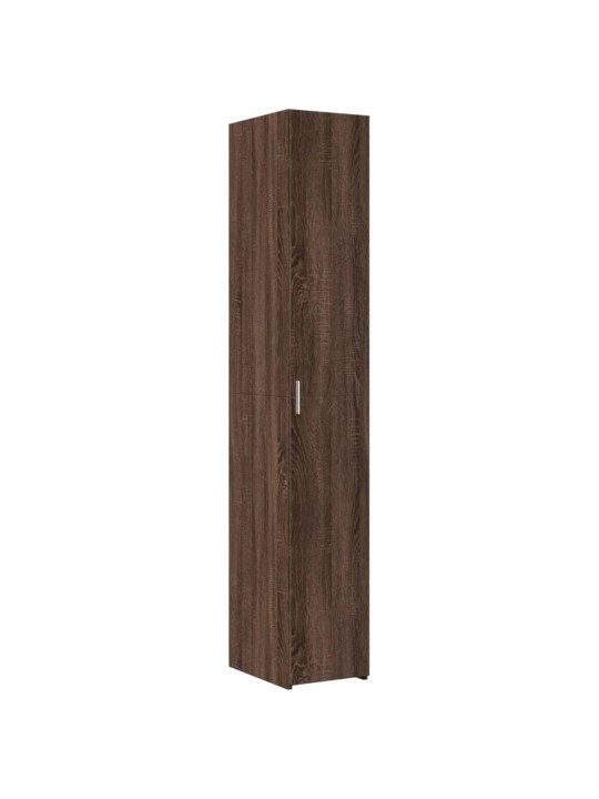 Skříň highboard hnědý dub 30 x 42,5 x 185 cm kompozitní dřevo