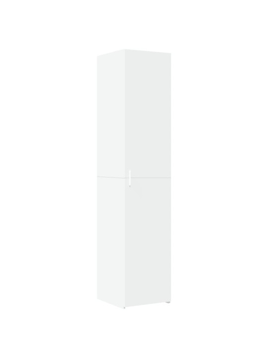 Skříň highboard bílá 40 x 42,5 x 185 cm kompozitní dřevo