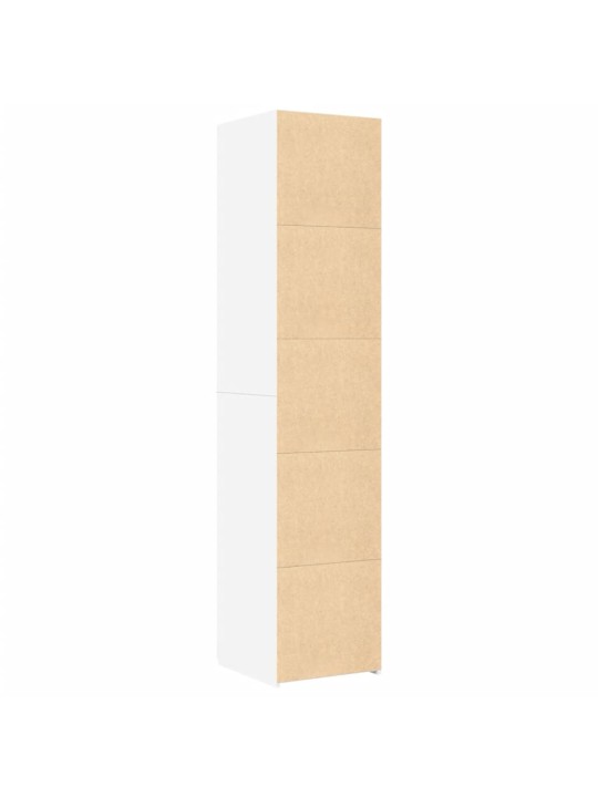 Skříň highboard bílá 40 x 42,5 x 185 cm kompozitní dřevo