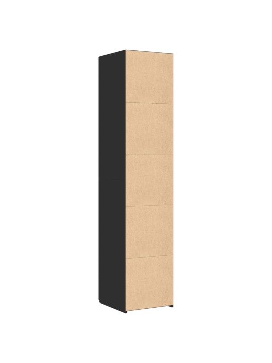 Skříň highboard černá 40 x 42,5 x 185 cm kompozitní dřevo