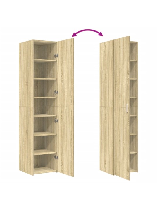 Skříň highboard dub sonoma 40 x 42,5 x 185 cm kompozitní dřevo