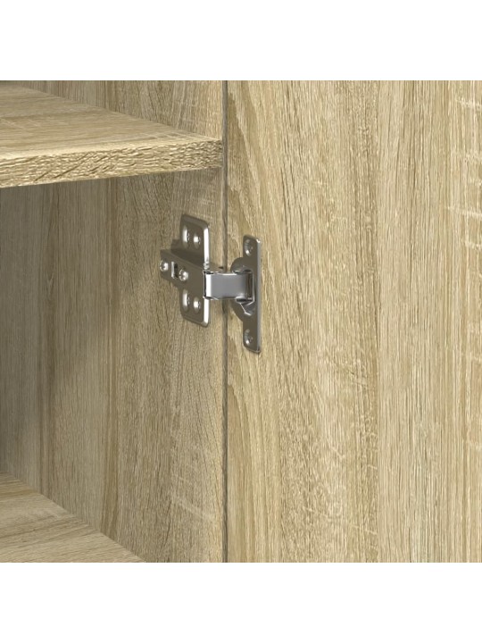 Skříň highboard dub sonoma 40 x 42,5 x 185 cm kompozitní dřevo