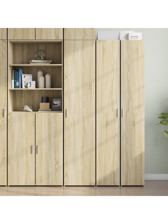 Skříň highboard dub sonoma 40 x 42,5 x 185 cm kompozitní dřevo