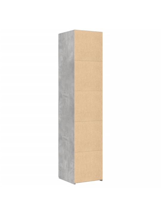 Skříň highboard betonově šedá 40x42,5x185 cm kompozitní dřevo
