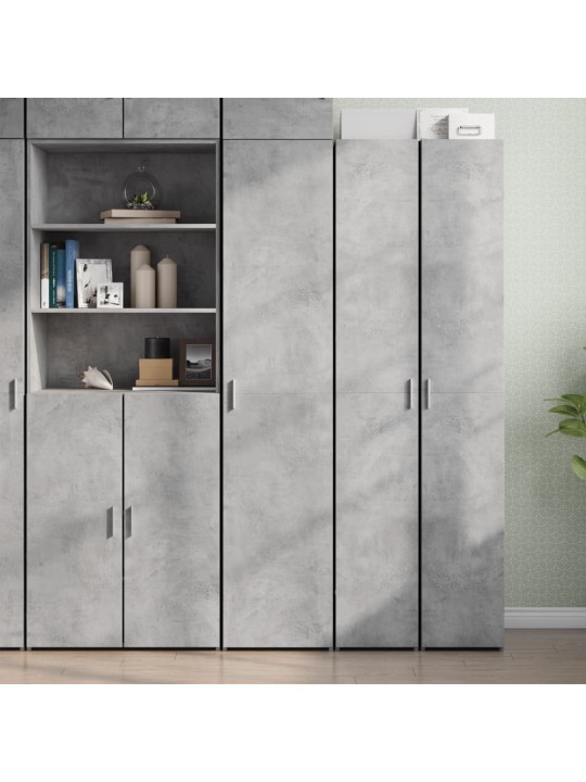 Skříň highboard betonově šedá 40x42,5x185 cm kompozitní dřevo