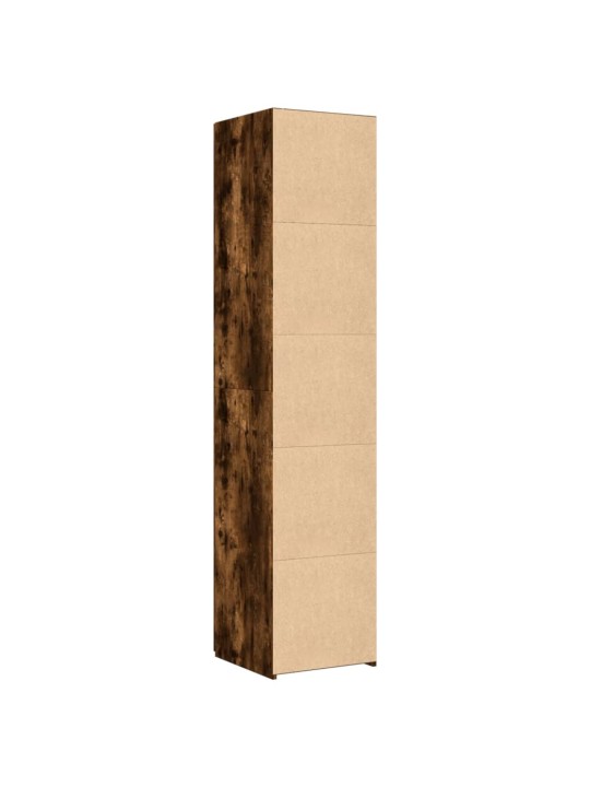 Skříň highboard kouřový dub 40 x 42,5 x 185 cm kompozitní dřevo