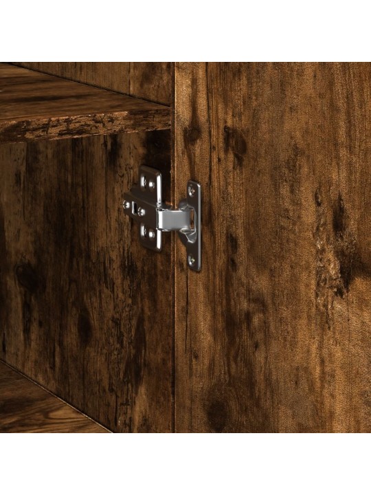Skříň highboard kouřový dub 40 x 42,5 x 185 cm kompozitní dřevo