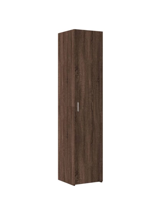 Skříň highboard hnědý dub 40 x 42,5 x 185 cm kompozitní dřevo