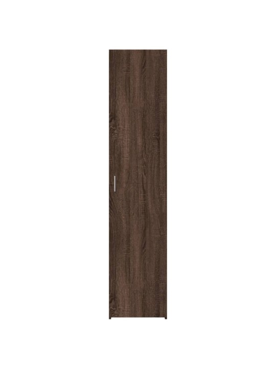 Skříň highboard hnědý dub 40 x 42,5 x 185 cm kompozitní dřevo