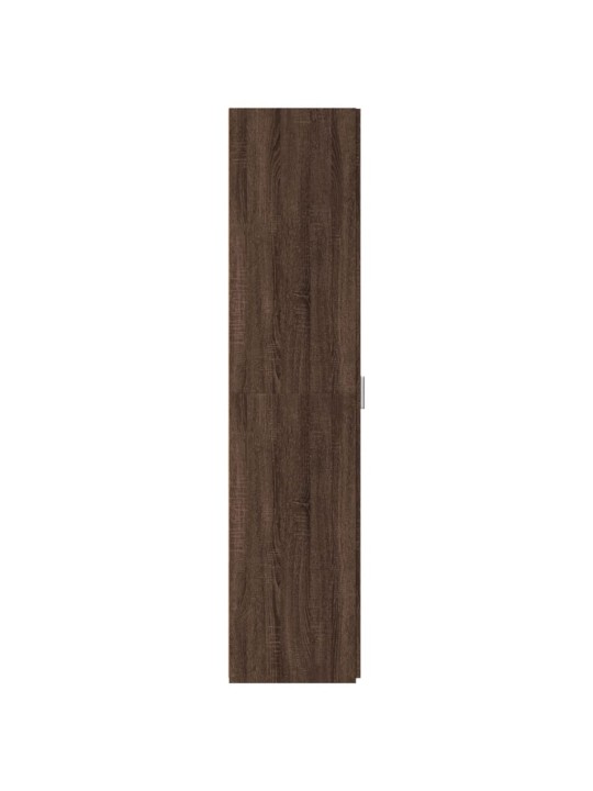 Skříň highboard hnědý dub 40 x 42,5 x 185 cm kompozitní dřevo