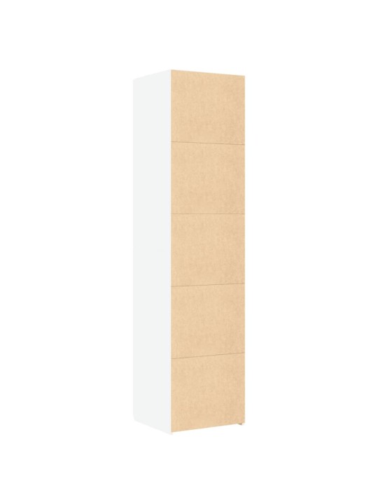 Skříň highboard bílá 45 x 42,5 x 185 cm kompozitní dřevo