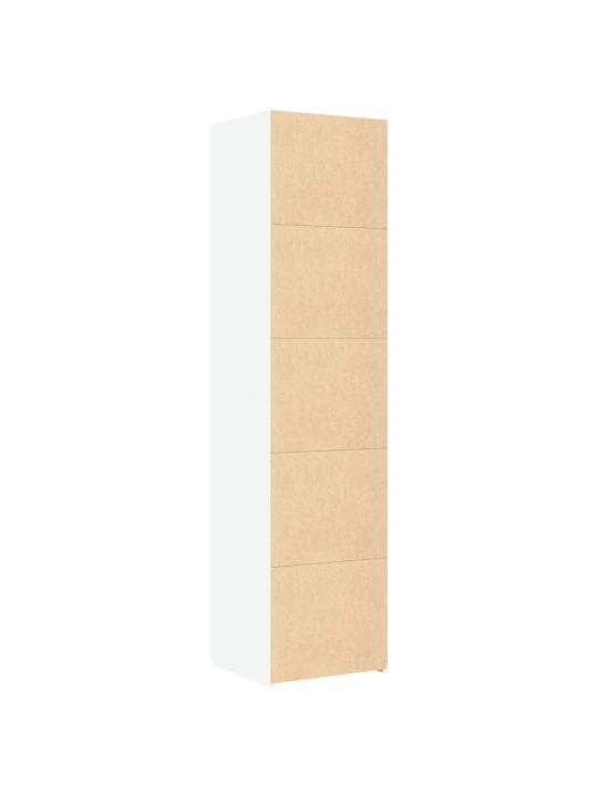 Skříň highboard bílá 45 x 42,5 x 185 cm kompozitní dřevo