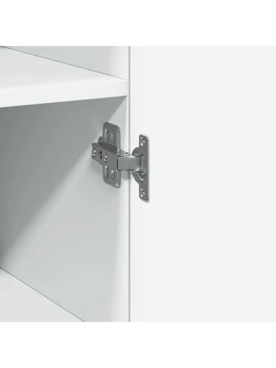 Skříň highboard bílá 45 x 42,5 x 185 cm kompozitní dřevo