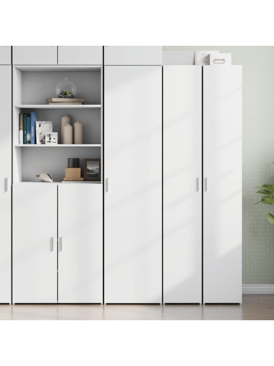 Skříň highboard bílá 45 x 42,5 x 185 cm kompozitní dřevo