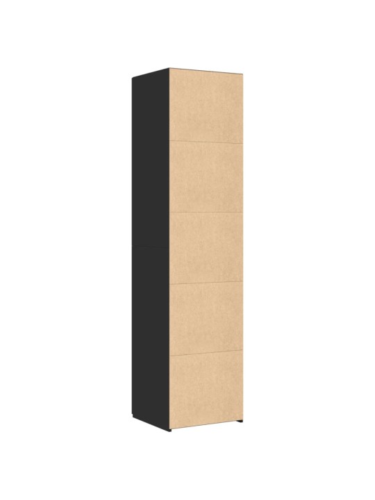 Skříň highboard černá 45 x 42,5 x 185 cm kompozitní dřevo