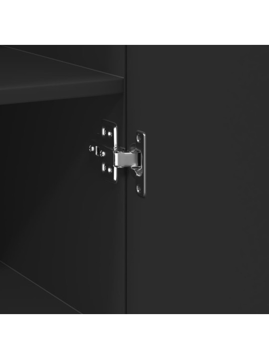 Skříň highboard černá 45 x 42,5 x 185 cm kompozitní dřevo